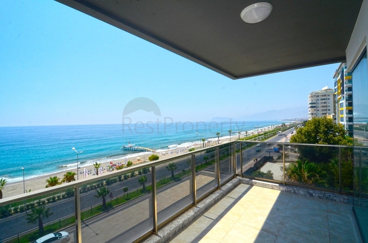 اطلالة مباشرة على البحر -شقة 2 غرفة وصالة ضمن مجمع حديث - مهموتلار / الانيا 