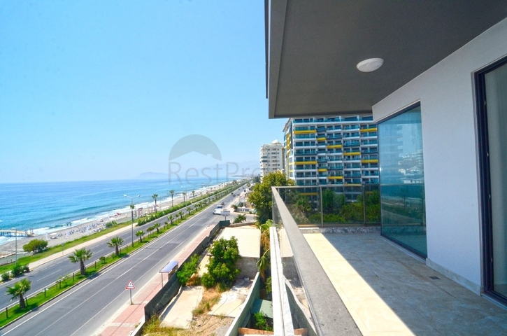 اطلالة مباشرة على البحر -شقة 2 غرفة وصالة ضمن مجمع حديث - مهموتلار / الانيا 