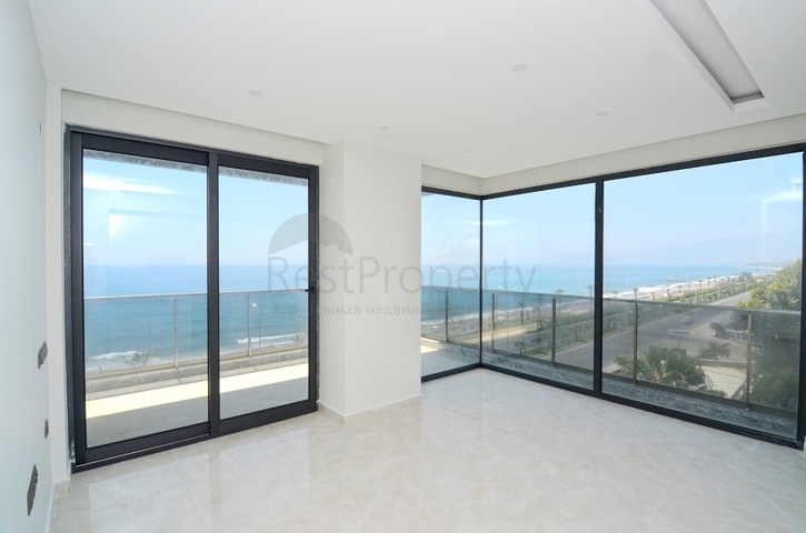 اطلالة مباشرة على البحر -شقة 2 غرفة وصالة ضمن مجمع حديث - مهموتلار / الانيا 