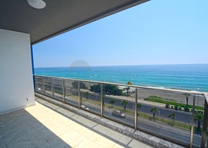 اطلالة مباشرة على البحر -شقة 2 غرفة وصالة ضمن مجمع حديث - مهموتلار / الانيا 