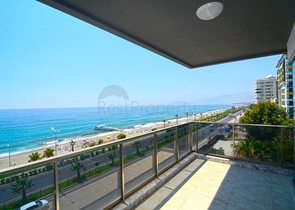 اطلالة مباشرة على البحر -شقة 2 غرفة وصالة ضمن مجمع حديث - مهموتلار / الانيا 