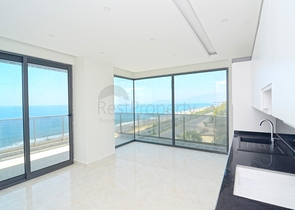 اطلالة مباشرة على البحر -شقة 2 غرفة وصالة ضمن مجمع حديث - مهموتلار / الانيا 