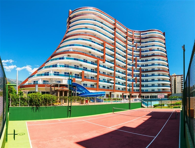 ضمن مجمع سكني حديث - شقة غرفة وصالة - مفروشة - في مهموتلار / الانيا 