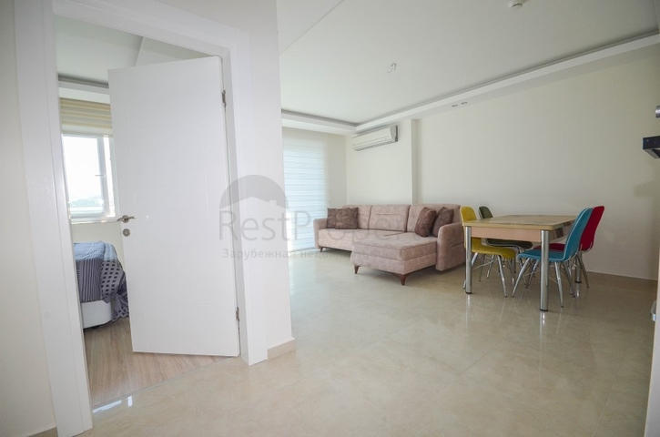 ضمن مجمع سكني حديث - شقة غرفة وصالة - مفروشة - في مهموتلار / الانيا 