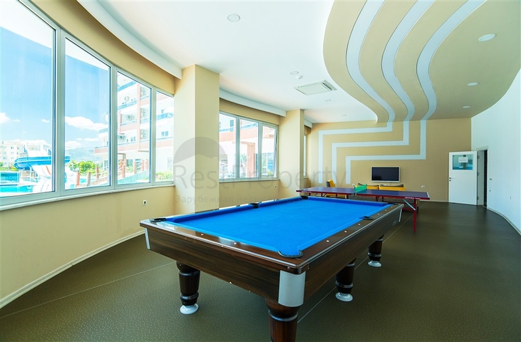 ضمن مجمع سكني حديث - شقة غرفة وصالة - مفروشة - في مهموتلار / الانيا 