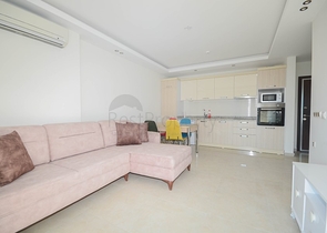 ضمن مجمع سكني حديث - شقة غرفة وصالة - مفروشة - في مهموتلار / الانيا 