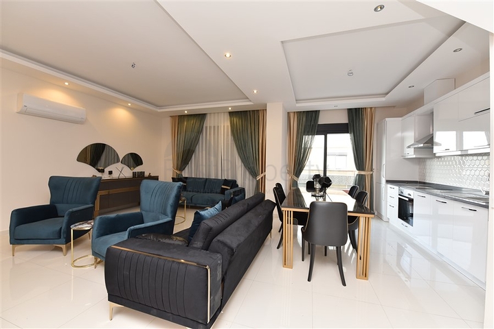 قريب من البحر وضمن مجمع حديث - دوبلكس 2 غرفة وصالة مع الاثاث - في كارجي جاك / الانيا 