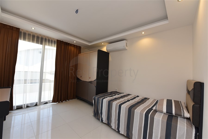 قريب من البحر وضمن مجمع حديث - دوبلكس 2 غرفة وصالة مع الاثاث - في كارجي جاك / الانيا 