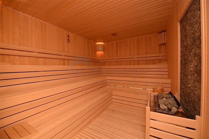 قريب من البحر وضمن مجمع حديث - دوبلكس 2 غرفة وصالة مع الاثاث - في كارجي جاك / الانيا 