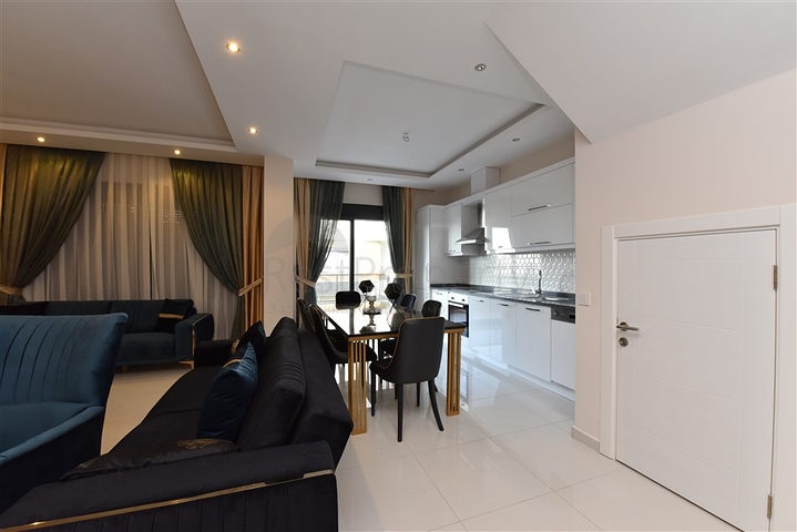 قريب من البحر وضمن مجمع حديث - دوبلكس 2 غرفة وصالة مع الاثاث - في كارجي جاك / الانيا 