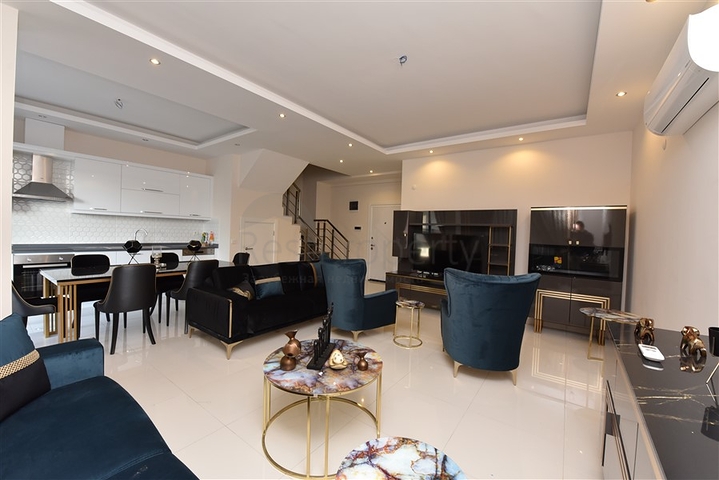 قريب من البحر وضمن مجمع حديث - دوبلكس 2 غرفة وصالة مع الاثاث - في كارجي جاك / الانيا 