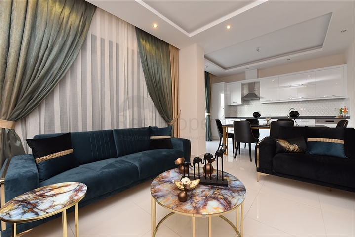 قريب من البحر وضمن مجمع حديث - دوبلكس 2 غرفة وصالة مع الاثاث - في كارجي جاك / الانيا 