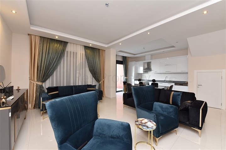 قريب من البحر وضمن مجمع حديث - دوبلكس 2 غرفة وصالة مع الاثاث - في كارجي جاك / الانيا 