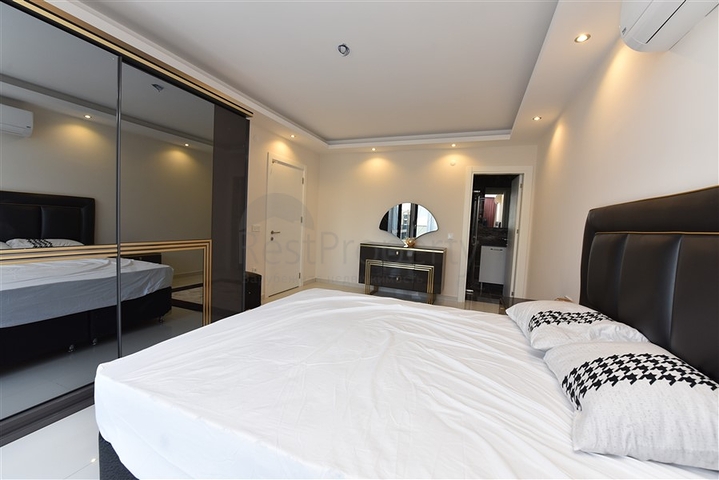 قريب من البحر وضمن مجمع حديث - دوبلكس 2 غرفة وصالة مع الاثاث - في كارجي جاك / الانيا 