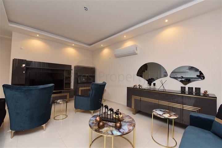 قريب من البحر وضمن مجمع حديث - دوبلكس 2 غرفة وصالة مع الاثاث - في كارجي جاك / الانيا 