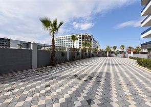 قريب من البحر وضمن مجمع حديث - دوبلكس 2 غرفة وصالة مع الاثاث - في كارجي جاك / الانيا 