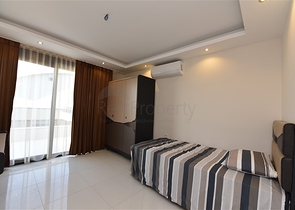 قريب من البحر وضمن مجمع حديث - دوبلكس 2 غرفة وصالة مع الاثاث - في كارجي جاك / الانيا 