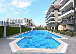 قريب من البحر وضمن مجمع حديث - دوبلكس 2 غرفة وصالة مع الاثاث - في كارجي جاك / الانيا 