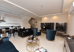 قريب من البحر وضمن مجمع حديث - دوبلكس 2 غرفة وصالة مع الاثاث - في كارجي جاك / الانيا 