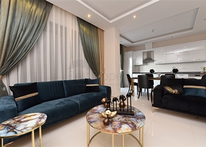 قريب من البحر وضمن مجمع حديث - دوبلكس 2 غرفة وصالة مع الاثاث - في كارجي جاك / الانيا 