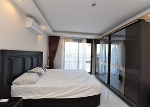 قريب من البحر وضمن مجمع حديث - دوبلكس 2 غرفة وصالة مع الاثاث - في كارجي جاك / الانيا 