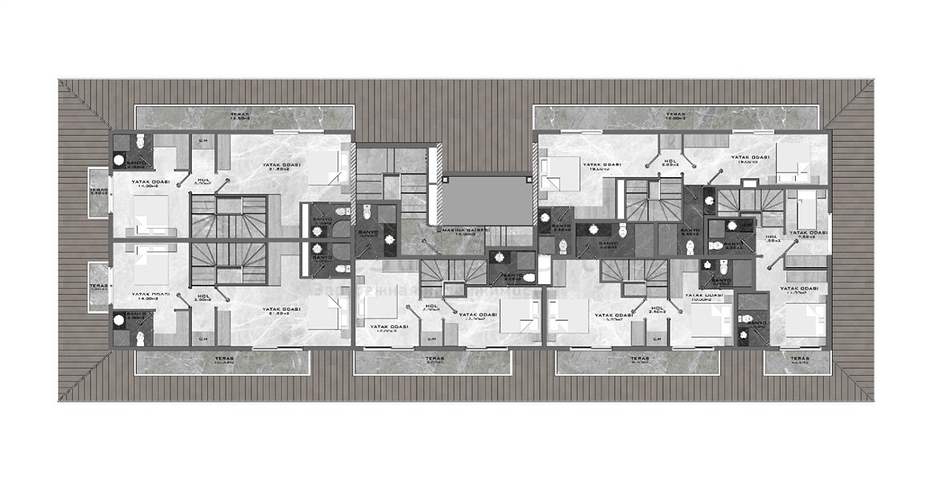 ادفع 30% - وقسط باقي المبلغ بدون فوائد - شقق قيد الانشاء في مهموتلار / الانيا 
