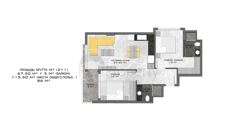 مناسبة للاستثمار -شقق قيد الانشاء في مركز مدينة الانيا 