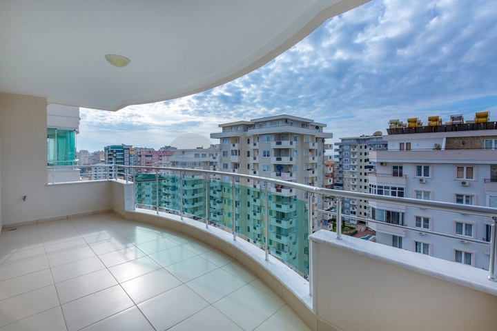 طابق مرتفع - شقة غرفتين وصالة - مفروشة - في مهموتلار / الانيا 