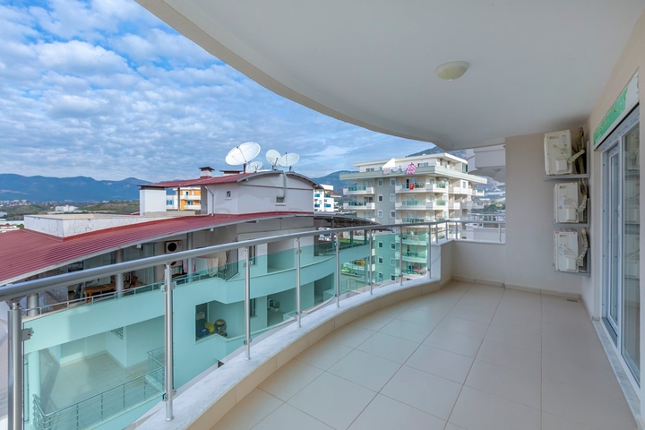 طابق مرتفع - شقة غرفتين وصالة - مفروشة - في مهموتلار / الانيا 