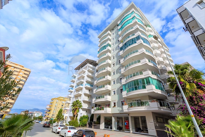 طابق مرتفع - شقة غرفتين وصالة - مفروشة - في مهموتلار / الانيا 