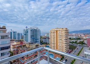 طابق مرتفع - شقة غرفتين وصالة - مفروشة - في مهموتلار / الانيا 