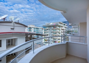 طابق مرتفع - شقة غرفتين وصالة - مفروشة - في مهموتلار / الانيا 