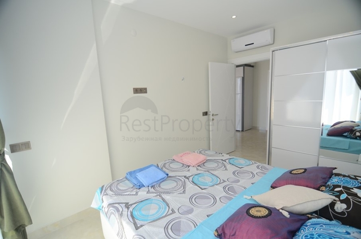 مجمع فاخر - ضمن اول صف على البحر - شقة 1+1 - في مهموتلار / الانيا 