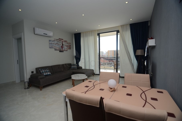 مجمع فاخر - ضمن اول صف على البحر - شقة 1+1 - في مهموتلار / الانيا 