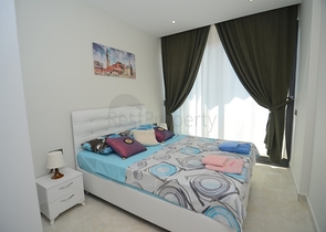 مجمع فاخر - ضمن اول صف على البحر - شقة 1+1 - في مهموتلار / الانيا 