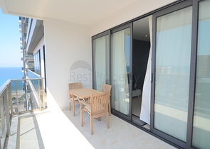 مجمع فاخر - ضمن اول صف على البحر - شقة 1+1 - في مهموتلار / الانيا 