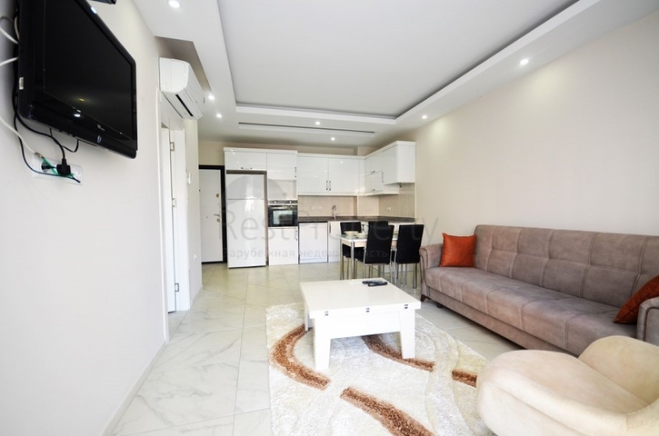 شقة مؤثثة - تصميم 1+1 - في مهموتلار / الانيا 