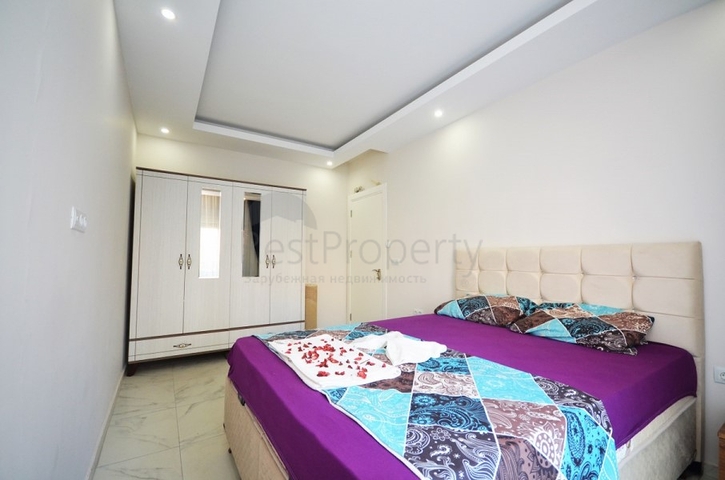 شقة مؤثثة - تصميم 1+1 - في مهموتلار / الانيا 