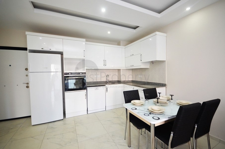 شقة مؤثثة - تصميم 1+1 - في مهموتلار / الانيا 