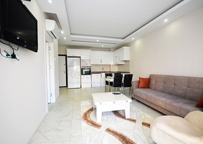 شقة مؤثثة - تصميم 1+1 - في مهموتلار / الانيا 