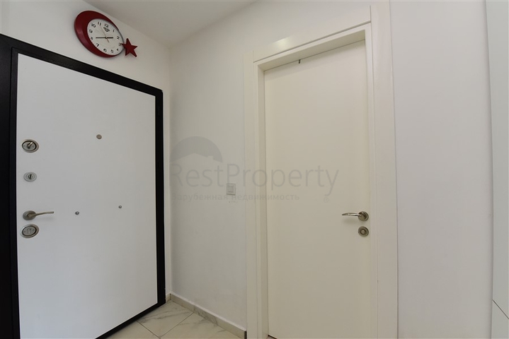 شقة غرفة وصالة مفروشة - بالكون مغلق - ضمن مجمع - في مهموتلار / الانيا 