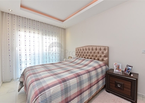 شقة غرفة وصالة مفروشة - بالكون مغلق - ضمن مجمع - في مهموتلار / الانيا 