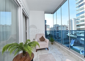 شقة غرفة وصالة مفروشة - بالكون مغلق - ضمن مجمع - في مهموتلار / الانيا 