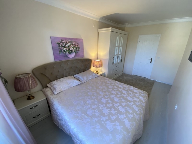 اطلالة مفتوحة - شقة واسعة - 2 غرفة وصالة - مع الاثاث - في مهموتلار / الانيا 