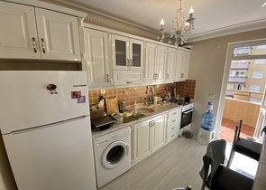 اطلالة مفتوحة - شقة واسعة - 2 غرفة وصالة - مع الاثاث - في مهموتلار / الانيا 