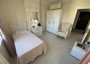 اطلالة مفتوحة - شقة واسعة - 2 غرفة وصالة - مع الاثاث - في مهموتلار / الانيا 