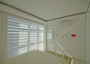 تراس واسع- شقة في مركز المدينة - تصميم 1+1- الانيا 