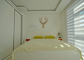 تراس واسع- شقة في مركز المدينة - تصميم 1+1- الانيا 