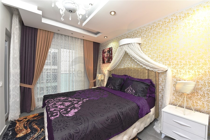 شقة غرفة وصالة -طابق مرتفع - اثاث جديد - في مهموتلار / الانيا 