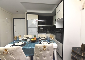 شقة غرفة وصالة -طابق مرتفع - اثاث جديد - في مهموتلار / الانيا 